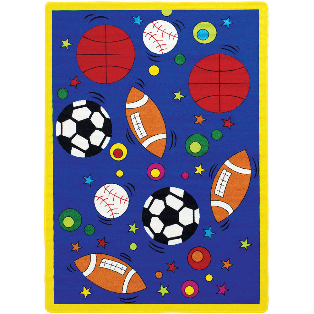 Furniture of America - Abbey 4' 9" X 6' 9" Area Rug in Sports - RG5211 View 1