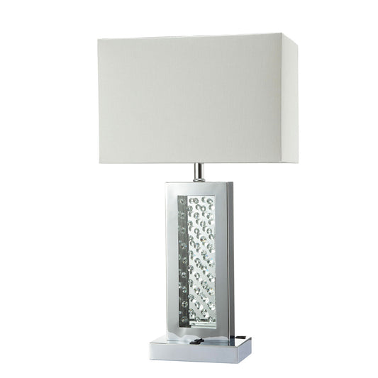 Furniture of America - Abbi Table Lamp in Chrome - L76389CR View 1