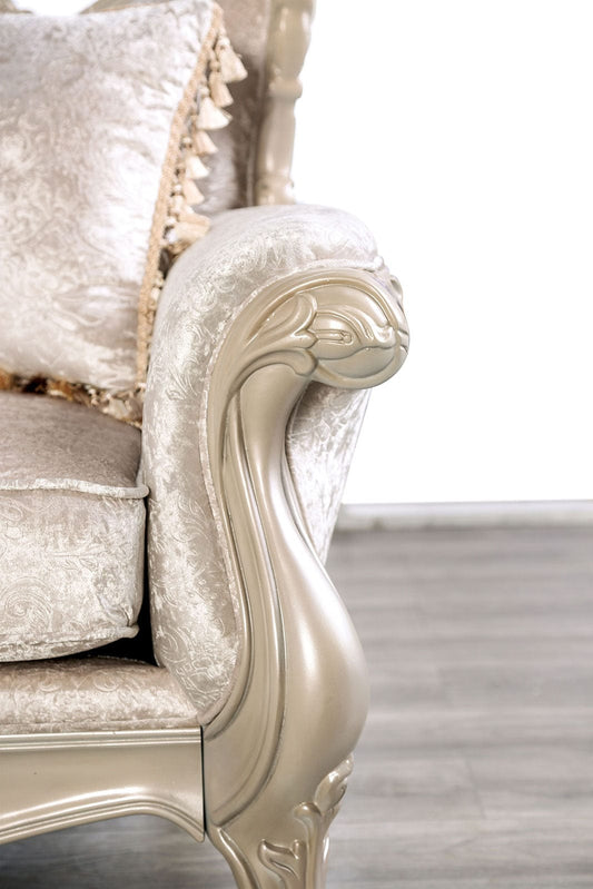 Furniture of America - Acapulco Sofa in Off-White - FM65001WH-SF View 2