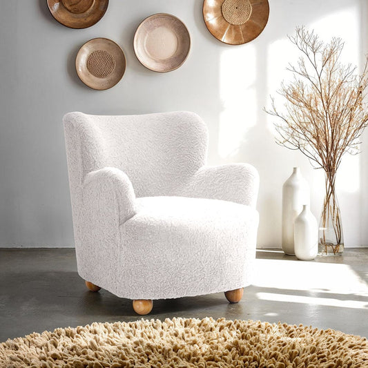 Furniture of America - Acaso Accent Chair in White - FM-AC8017WH View 1