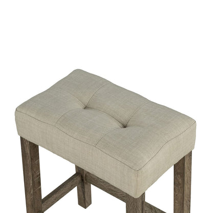 Furniture of America - Adelaide 3 Pc. Counter Ht. Table Set in Brown/Beige - SL3400BR-PT-3PK View 4