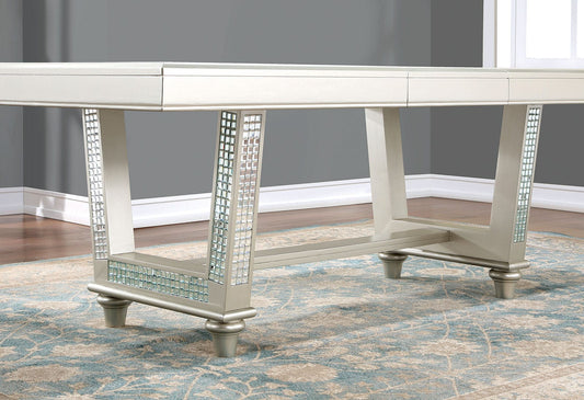 Furniture of America - Adelina Dining Table in Champagne - CM3158T-TABLE View 1