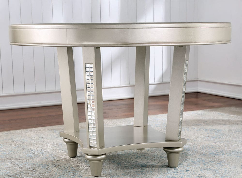 Furniture of America - Adelina Round Table in Champagne - CM3158RT View 1
