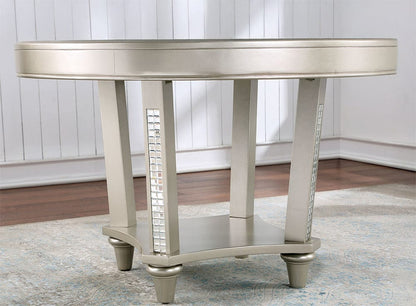 Furniture of America - Adelina Round Table in Champagne - CM3158RT View 1