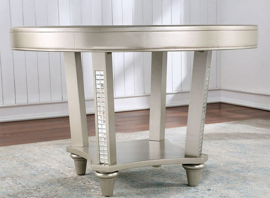 Furniture of America - Adelina Round Table in Champagne - CM3158RT View 1