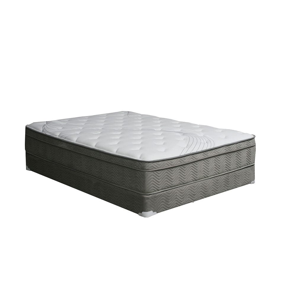 Furniture of America - Afton 12" Euro Box Pocket Coil in White/Gray - DM337F-M View 1