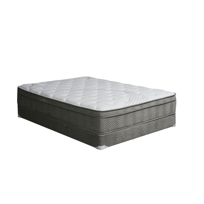 Furniture of America - Afton 12" Euro Box Pocket Coil in White/Gray - DM337Q-M View 1