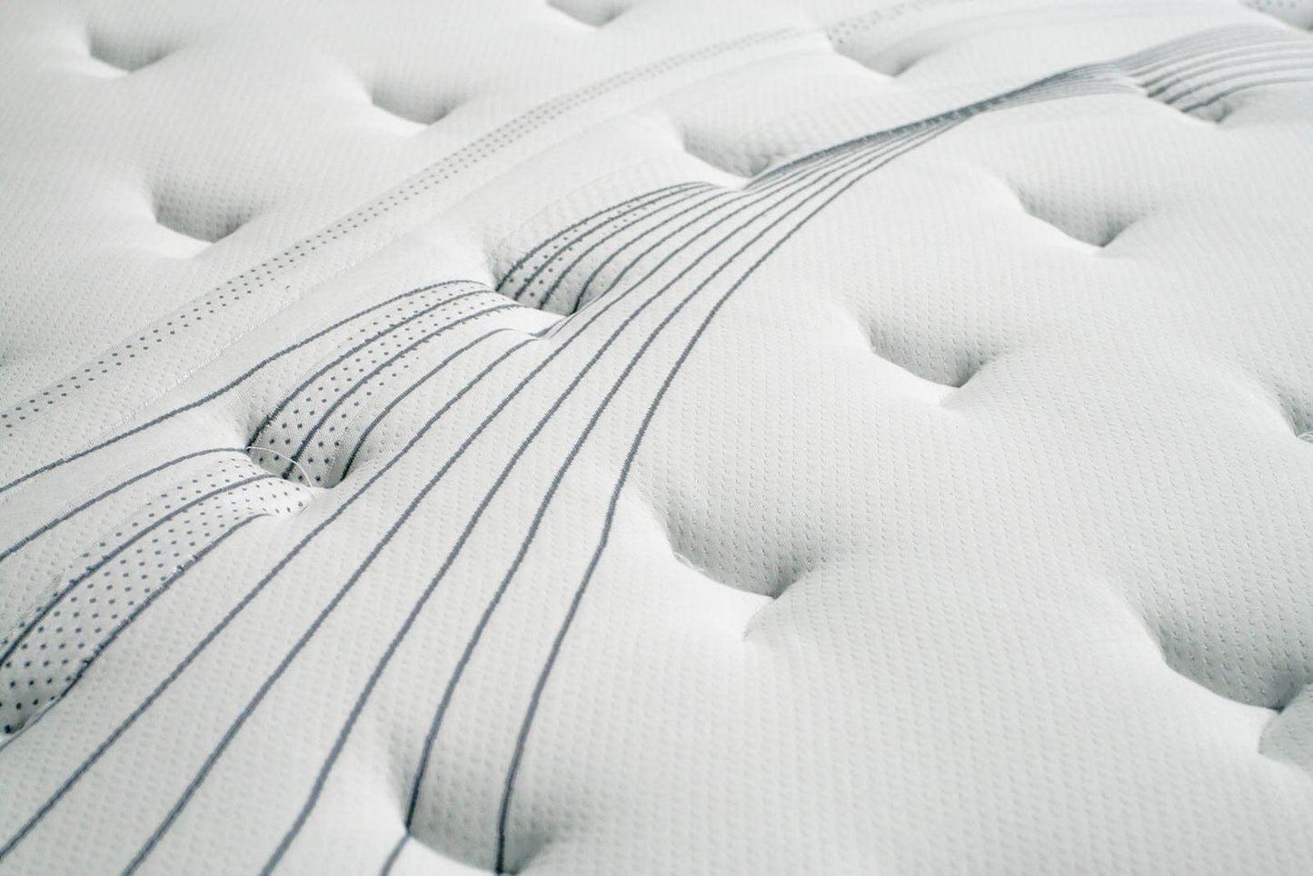 Furniture of America - Afton 12" Euro Box Pocket Coil in White/Gray - DM337Q-M View 2