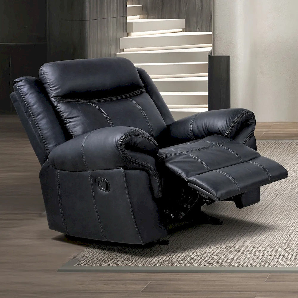 Furniture of America - Agata - Glider Recliner - Black - NX6001BK-CH view 1