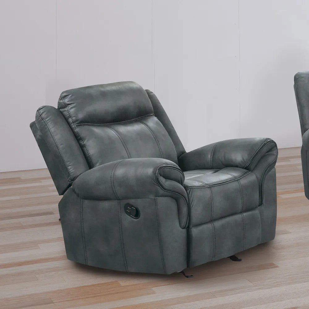 Furniture of America - Agata - Glider Recliner, Dark Gray - NX6001DG-CH view 1