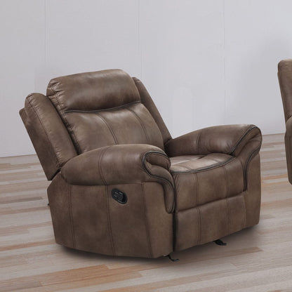 Furniture of America - Agata Glider Recliner in Brown - NX6001BR-CH View 3