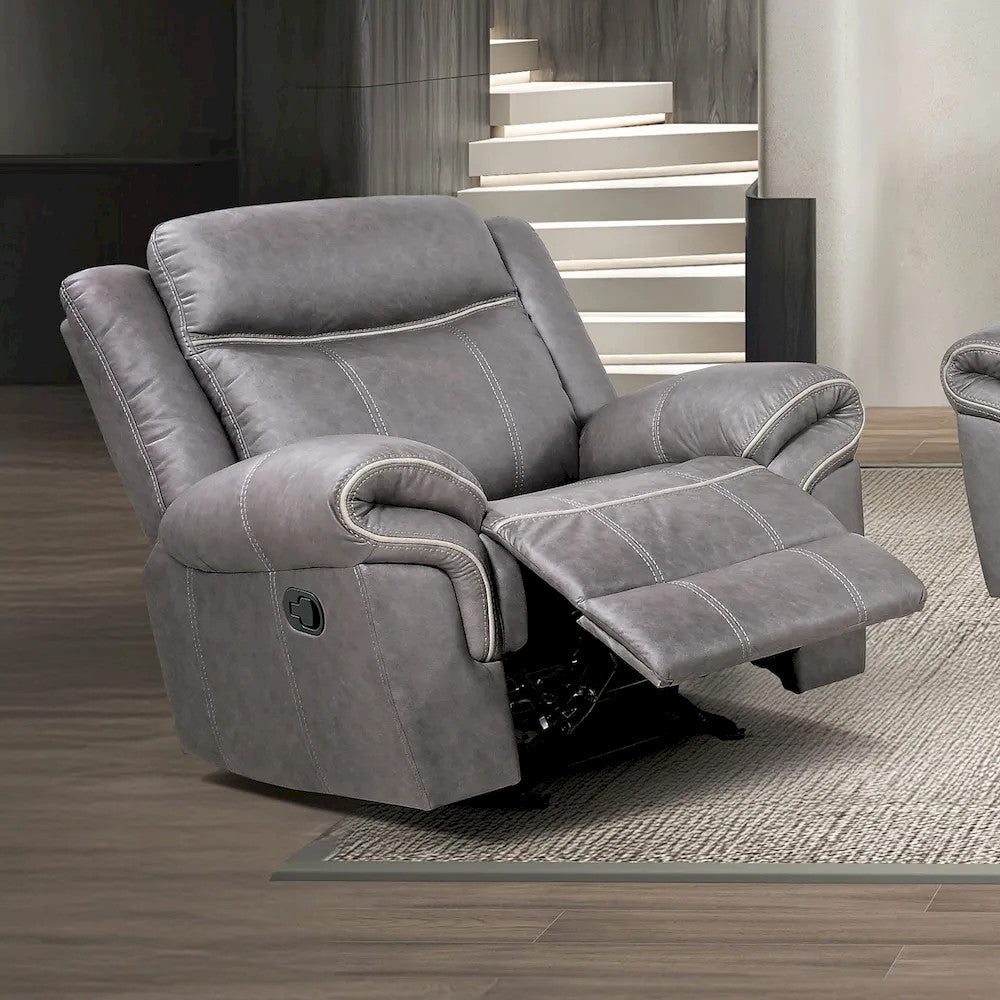 Furniture of America - Agata - Glider Recliner - Warm Gray - NX6001WG-CH view 1