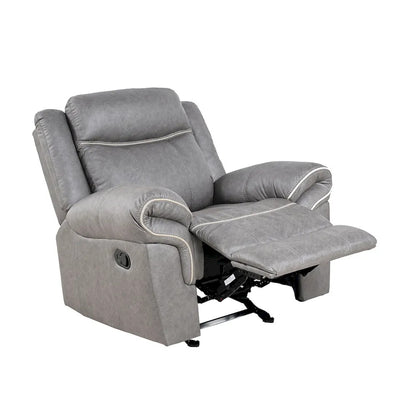 Furniture of America - Agata - Glider Recliner - Warm Gray - NX6001WG-CH view 3