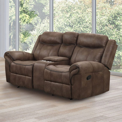 Furniture of America - Agata Loveseat in Brown - NX6001BR-LV View 3