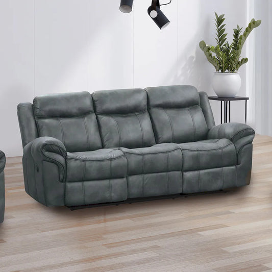 Furniture of America - Agata - Manual Sofa, Dark Gray - NX6001DG-SF view 1