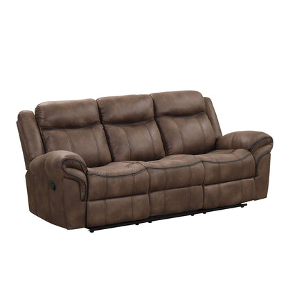 Furniture of America - Agata Sofa + Loveseat + Chair in Brown - NX6001BR-3PC View 3