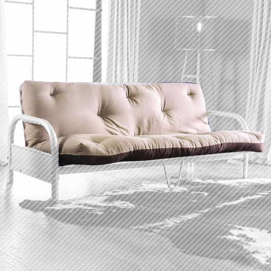 Furniture of America - Aksel Futon Mattress in Khaki/Brown - FP-2417BB View 1