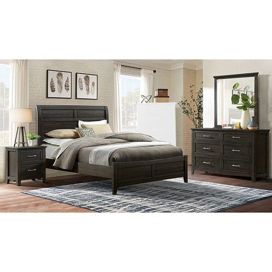 Furniture of America - Alaina 4 Pc. Queen Bedroom Set in Walnut - FOA7916Q-4PC View 1