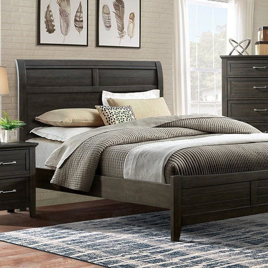Furniture of America - Alaina E.King Bed in Walnut - FOA7916EK-BED View 1