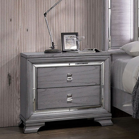 Furniture of America - Alanis Nightstand in Light Gray - CM7579N View 1