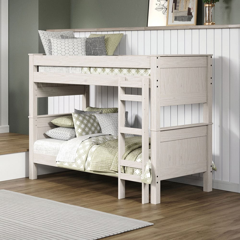 Furniture of America - Albani Twin/Twin Bunk Bed in White - AM-BK302WH-BED View 1
