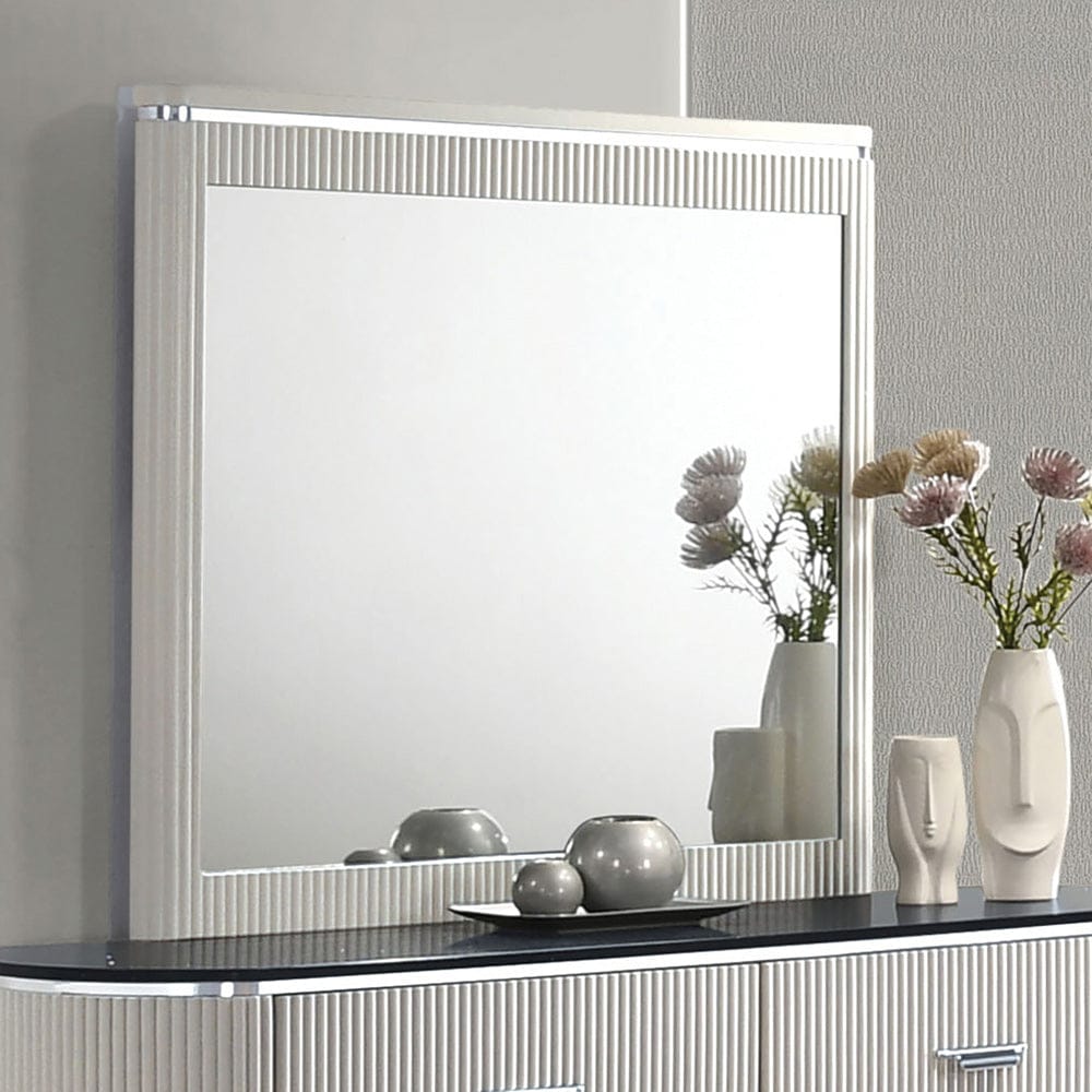 Furniture of America - Aldgate Mirror in Light Gray - FM7244GY-M View 1
