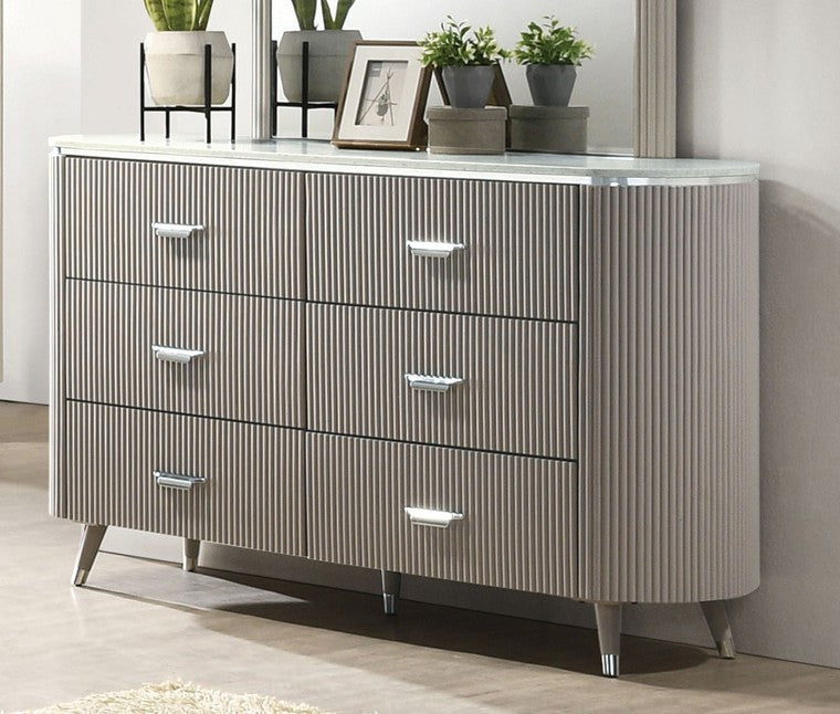 Furniture of America - Aldridge Dresser in Light Gray - FM7243GY-D View 1