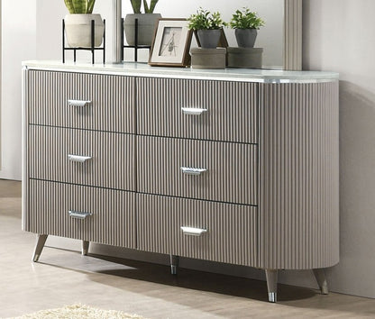 Furniture of America - Aldridge Dresser in Light Gray - FM7243GY-D View 1