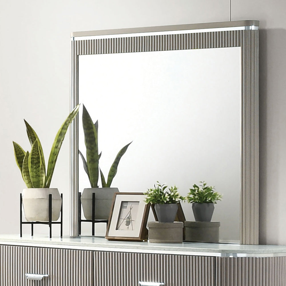 Furniture of America - Aldridge Mirror in Light Gray - FM7243GY-M View 1