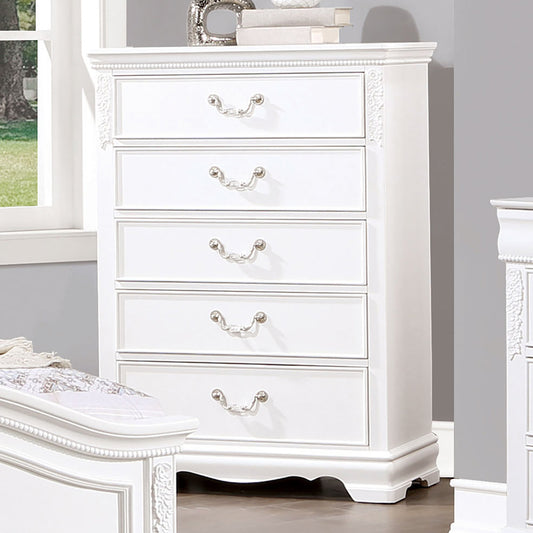 Furniture of America - Alecia Chest in White - CM7458WH-C View 1