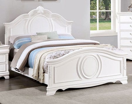 Furniture of America - Alecia Twin Bed in White - CM7458WH-T-BED View 1