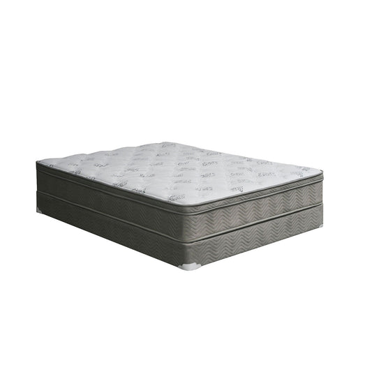 Furniture of America - Aleksa 11" Euro Top Mattress, E.King in White/Gray - DM335EK-M View 1