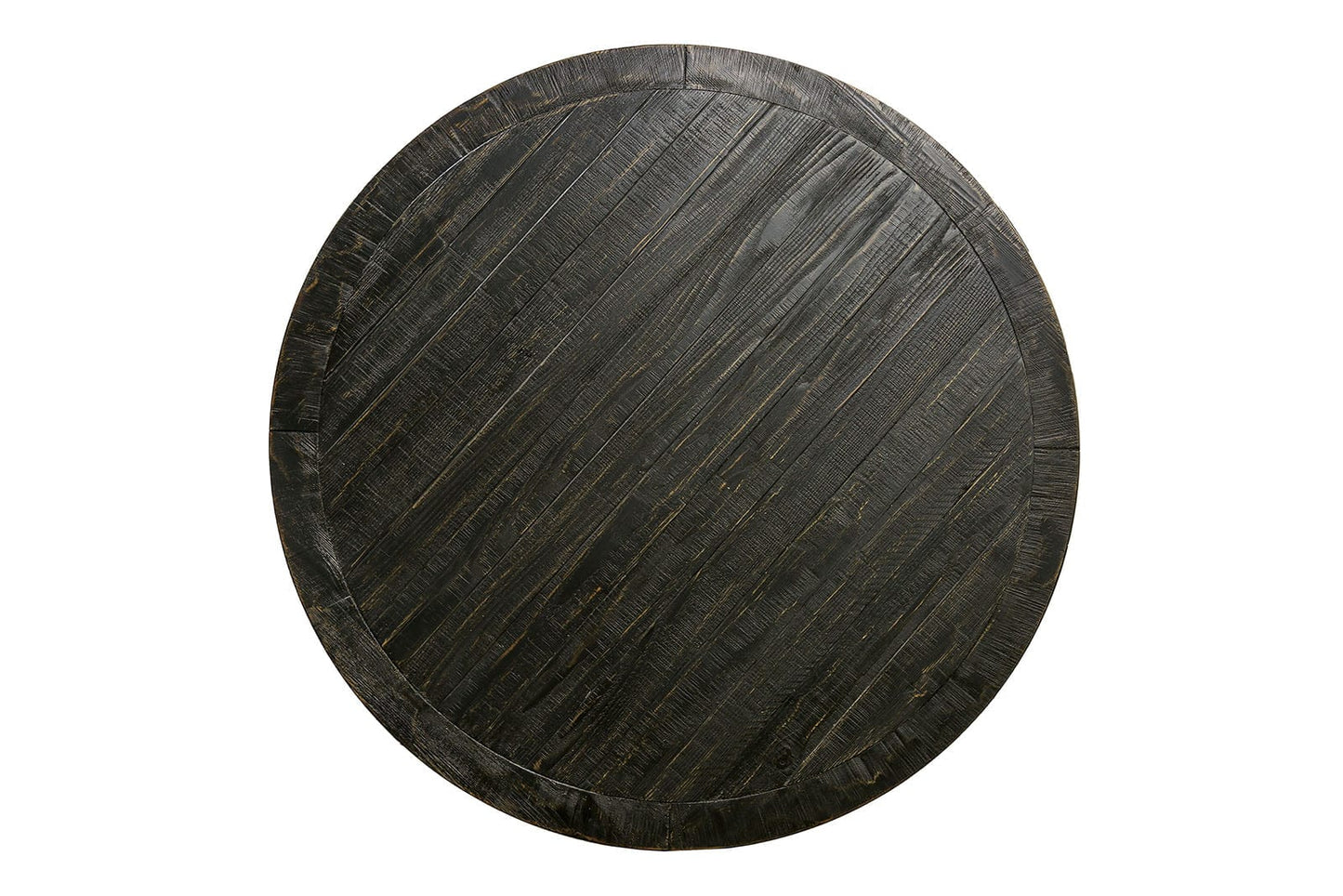 Furniture of America - Alfred Round Table in Antique Black/Ivory - CM3735RT View 4
