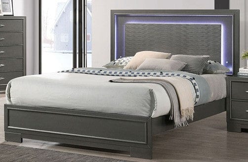 Furniture of America - Alison Queen Bed in Metallic Gray - CM7416GY-Q-BED View 1