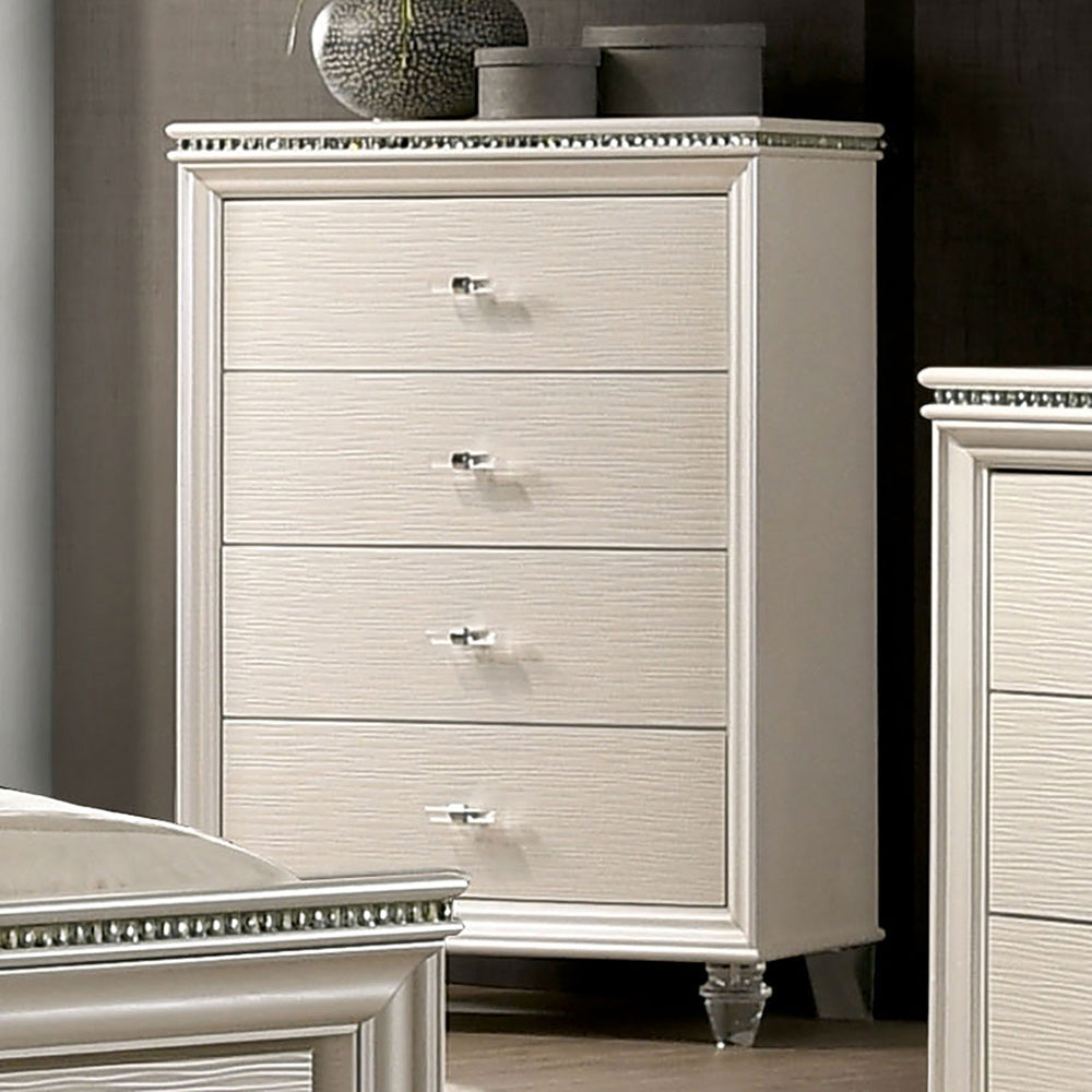 Furniture of America - Allie Chest in Pearl White - CM7901C View 1