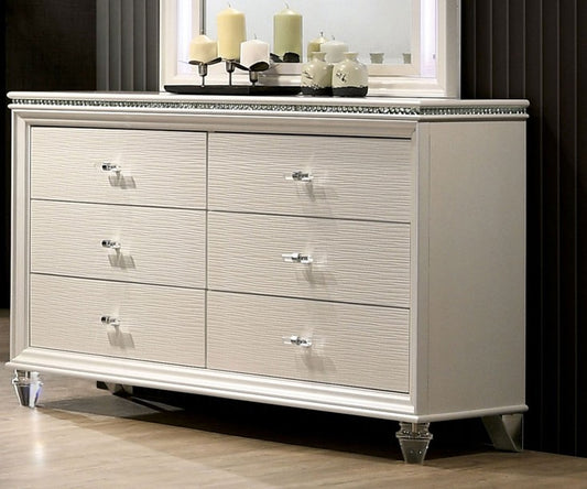 Furniture of America - Allie Dresser in Pearl White - CM7901D View 1