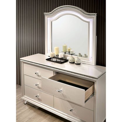 Furniture of America - Allie Dresser in Pearl White - CM7901D View 3