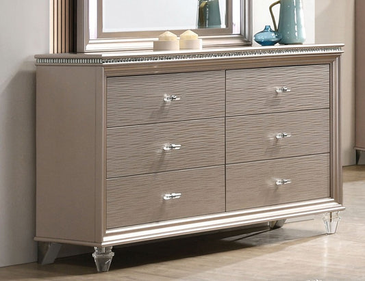 Furniture of America - Allie Dresser in Rose Gold - CM7901RG-D View 1