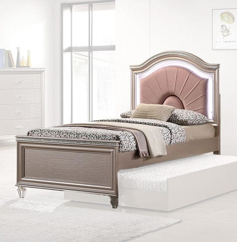 Furniture of America - Allie Full Bed in Rose Gold - CM7901RG-F-BED View 1