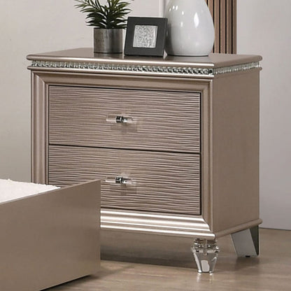Furniture of America - Allie Nightstand in Rose Gold - CM7901RG-N View 1