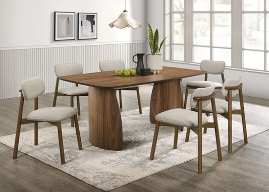 Furniture of America - Alnwick 7 Pc. Dining Table Set - FM3217WN-T-7PC View 1