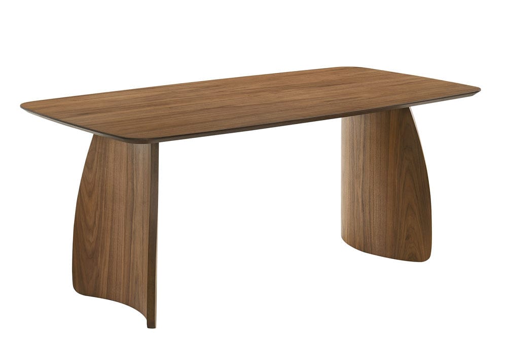 Furniture of America - Alnwick Dining Table in Walnut/Beige - FM3217WN-T-TABLE View 1
