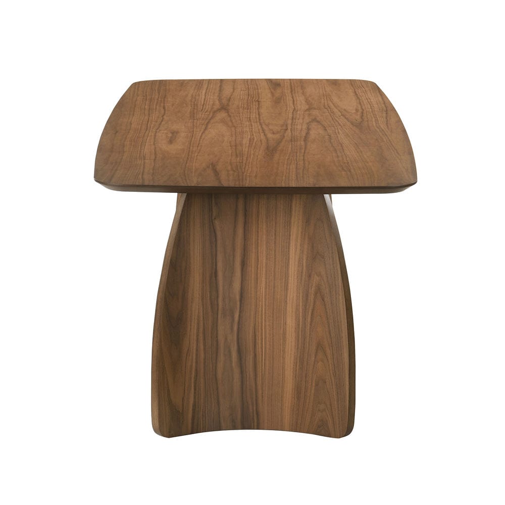 Furniture of America - Alnwick Dining Table in Walnut/Beige - FM3217WN-T-TABLE View 4