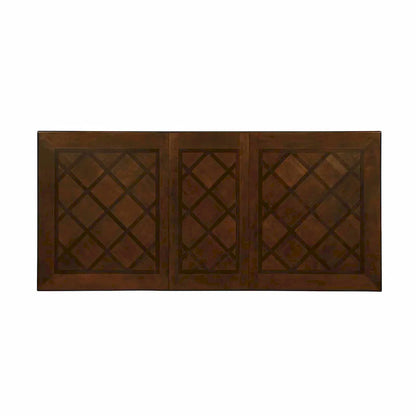 Furniture of America - Alpena - 6 Pc. Dining Table Set (2AC+4SC) - Brown Cherry - CM3350T-7PC view 2