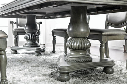 Furniture of America - Alpena Dining Table in Gray - CM3350GY-T-TABLE View 4