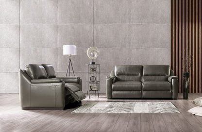 Furniture of America - Altamura Power Sofa + Loveseat in Gray - FM90002GY-PM-2PC View 1