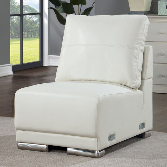 Furniture of America - Althea Large Sectional in White - CM6410WH-SECT+AC View 2