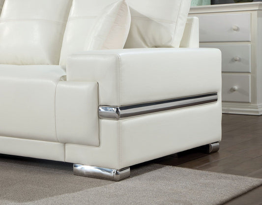 Furniture of America - Althea Sectional in White - CM6410WH-SECT View 2