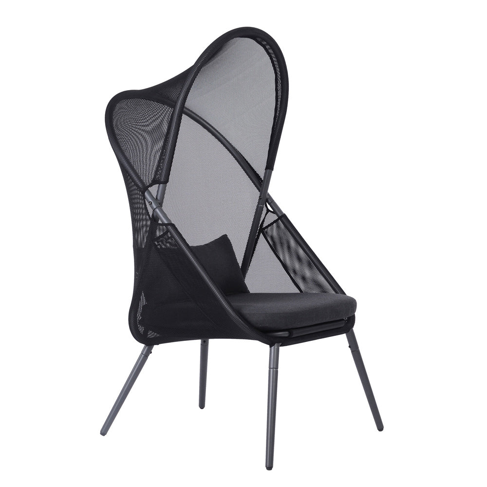 Furniture of America - Alverta Foldable Chair in Black - GM-1014BK-2PK View 1