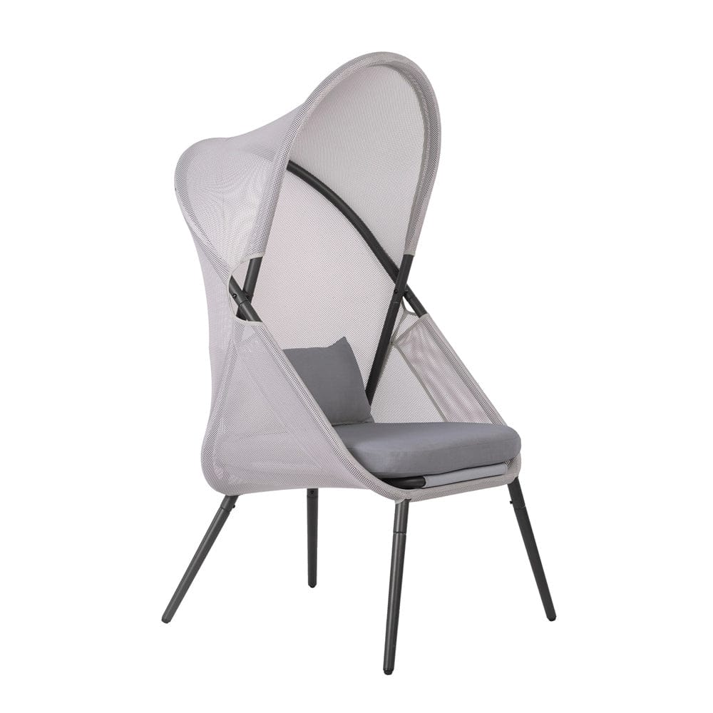 Furniture of America - Alverta Foldable Chair in Light Gray - GM-1014LG-2PK View 1